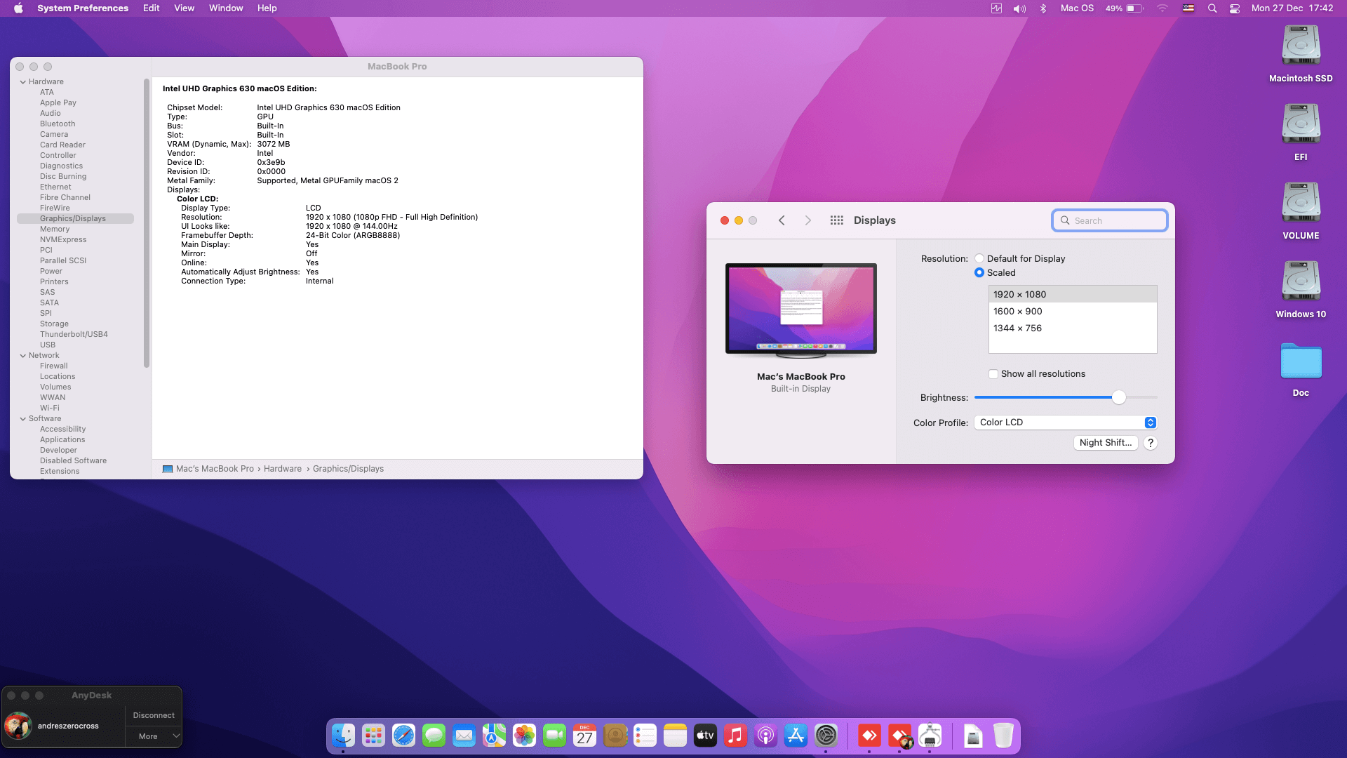Lenovo Legion Y740 17IRHG [CoffeeLake   Intel UHD 630 + I2C]   OpenCore 3